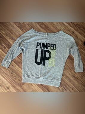 Pumped Up Zumba Grey Sweatshirt